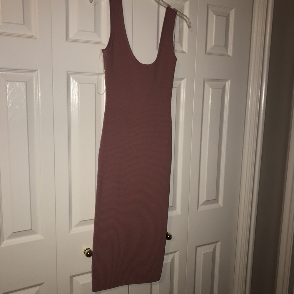 MAUVE FASHION NOVA BODYCON DRESS